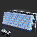 Backlit LED Wired Gaming Keyboard / Mechanical Feeling Keyboard USB Wired Illuminated Computer Keyboard for PC Games Office White