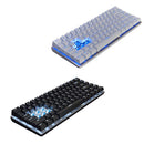 Backlit LED Wired Gaming Keyboard / Mechanical Feeling Keyboard USB Wired Illuminated Computer Keyboard for PC Games Office White