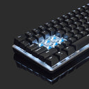 Backlit LED Wired Gaming Keyboard / Mechanical Feeling Keyboard USB Wired Illuminated Computer Keyboard for PC Games Office White