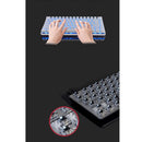 Backlit LED Wired Gaming Keyboard / Mechanical Feeling Keyboard USB Wired Illuminated Computer Keyboard for PC Games Office White