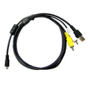 2 In 1 USB Data Cable Cord Lead PC Cables Wire Line For Nikon DSLR Camera