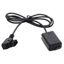 DC Coupler Battery Eliminator Connecting Cable Adapter For Camcorder Camera