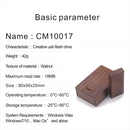 32GB Wooden Square USB2.0 Memory Stick Flash Drive U Disk w/Wooden Box for Laptop