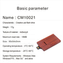Wooden Redwood Slim Card Type USB2.0 Memory Stick Data Storage Flash Pen U Disk 32GB