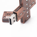 Smart Metal Cross Model USB 2.0 Memory Stick Flash Drive Pen U Disk Storage 64GB