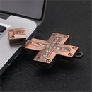 Smart Metal Cross Model USB 2.0 Memory Stick Flash Drive Pen U Disk Storage 64GB