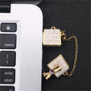 USB Flashdrive Flash Memory Stick Fold Storage Thumb Sticks Pen Crystal Case 32GB