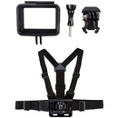 Adjustable Chest Mount Harness+Frame Housing Case for GoPro Hero 5 Black Fully Adjustable Strap Size - Perfect for Most Action Sports