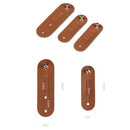 3 Pack Reusable Cable Ties Cord Hook & Loop 2 Different Sizes Wire Organizer