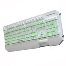 USB Wired Professional Gaming Keyboard illuminated for Windows XP/7/8 Laptop White