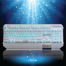USB Wired Professional Gaming Keyboard illuminated for Windows XP/7/8 Laptop White