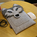 Dog Shape Laptop Felt Sleeve Case Bag Computer Bag For Macbook Pro Air 13