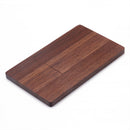 Walnut Wooden Card Shaped USB 2.0 Memory Stick Flash Pen Drive for Laptop PC 64GB