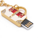 USB 2.0 Flash Drive Crystal Handbag Thumb Drives Pendrive Memory Stick for PC 16GB