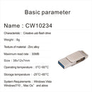 Swivel USB Flash Drive TYPE-C Thumb Drives Pendrive Memory Sticks for Computer 16 GB
