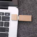 USB Flash Drive Memory Stick Fold Storage Thumb Stick Pendrive Maple Wooden 64 GB
