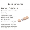 USB Flash Drive Memory Stick Fold Storage Thumb Stick Pendrive Maple Wooden 64 GB
