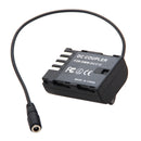 NP-F970 Dummy Battery Adapter DC Coupler W/1/4'' Hot Shoe Mount For Panasonic Digital Camera