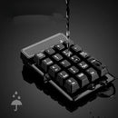 Wireless Number Keyboard 19 Keys Numeric Keypad With USB Receiver For Laptop