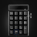 Wireless Number Keyboard 19 Keys Numeric Keypad With USB Receiver For Laptop