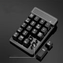 Wireless Number Keyboard 19 Keys Numeric Keypad With USB Receiver For Laptop