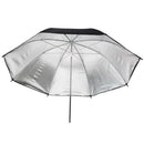 EU Plug E27 Photo Studio Light Stand Mount Holder + 33''/83cm Flash Lighting Black Silver Reflective Umbrella Reflector Photography