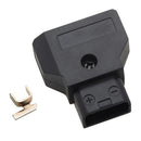 2pc Male D-Tap Plug Connector For DSLR Rig Power Cable V-mount Anton Battery Black