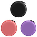 Whatertight Carry Travel Storage Case Bag for Headphone Earbuds USB Cable Pink