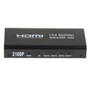 HDMI Splitter 1x4 4Kx2K 4Port HDMI Splitter Hub for PS4 PS3 XBox One 360 DVD