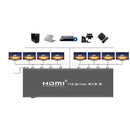 HDMI Splitter 1 in 8 out 4Kx2K 8 Port Hub Split Box Support 3D Full HD 1080P