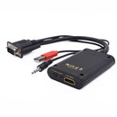 VGA to HDMI Converter 1080P Converter HD Audio AV Converter HDTV Video Cable VGA to HDMI Adapter for TV PC