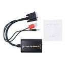 VGA to HDMI Converter 1080P Converter HD Audio AV Converter HDTV Video Cable VGA to HDMI Adapter for TV PC