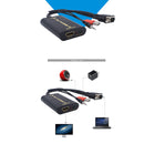 VGA to HDMI Converter 1080P Converter HD Audio AV Converter HDTV Video Cable VGA to HDMI Adapter for TV PC