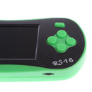 RS-16 2.5 inch LCD Compact Classic Game Machine Handheld Video Game Player with 260 Retro Games + Screwdriver Tool Green