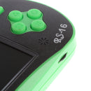 RS-16 2.5 inch LCD Compact Classic Game Machine Handheld Video Game Player with 260 Retro Games + Screwdriver Tool Green