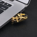 16GB Crystal Zodiac Model Swivel USB2.0 Flash Drive Memory Stick U-Disk