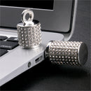 USB Glitter Rhinestone Flash Drive Disk Pen Drive Memory Memory Stick 4GB