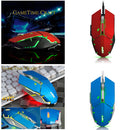 Ajazz GTC Professional USB Wired Gaming Mice PC Laptop Esports Gamer LED Backlit Mouse Red