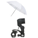 33inch Studio Light Translucent White Soft Umbrella With Light Stand Adapter
