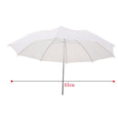 33inch Studio Light Translucent White Soft Umbrella With Light Stand Adapter