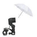 33inch Studio Light Translucent White Soft Umbrella With Light Stand Adapter