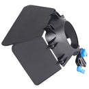 Portable Professionelle 15mm Rail Rods Matte Box for Nikon Canon DSLR Camera