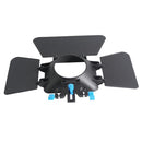 Portable Professionelle 15mm Rail Rods Matte Box for Nikon Canon DSLR Camera