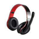 USB Port Super Bass Wired On-ear Headphones with Microphone w/ 2m USB Cable