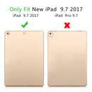 Shockproof Smart Stand Case Cover Auto Sleep/Wake For New iPad 2017 9.7''-Gold