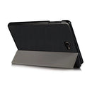 Ultra Thin Folio Stand Leather Case Smart Cover for Samsung P580 10.1'' -Black