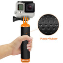 Floating Hand Grip Floaty Bobber Monopod For GoPro SjcamAction Camera Orange