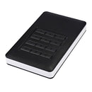 AES-256 Encrypted 2.5"USB3.0 Hard Drive Disk Enclosure Case For 9.5mm 7mm