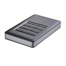 AES-256 Encrypted 2.5"USB3.0 Hard Drive Disk Enclosure Case For 9.5mm 7mm