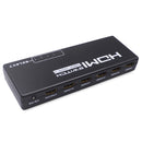 5 Port 1080P Video Switcher Selector HDMI Splitter Hubs Box Remote for HDTV
